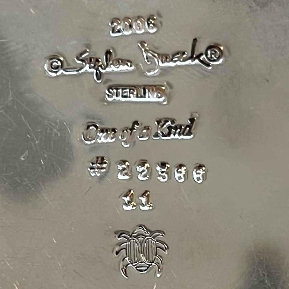 Stephen Dweck One-of-a-Kind, Personalized, Signed, Turquoise & Sterling Necklace - Picture 7 of 16